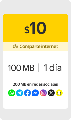 Recarga Mi Bait $10 escritorio