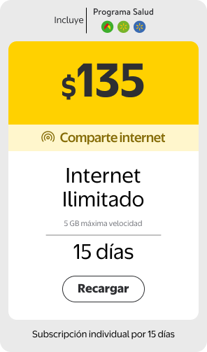 Recarga Mi Bait $135_Ilimitada_Salud escritorio