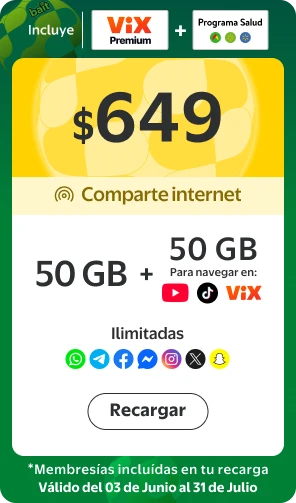 Recarga Mi Bait $649 escritorio