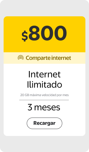 Recarga Paquete 3 meses Ilimitado escritorio